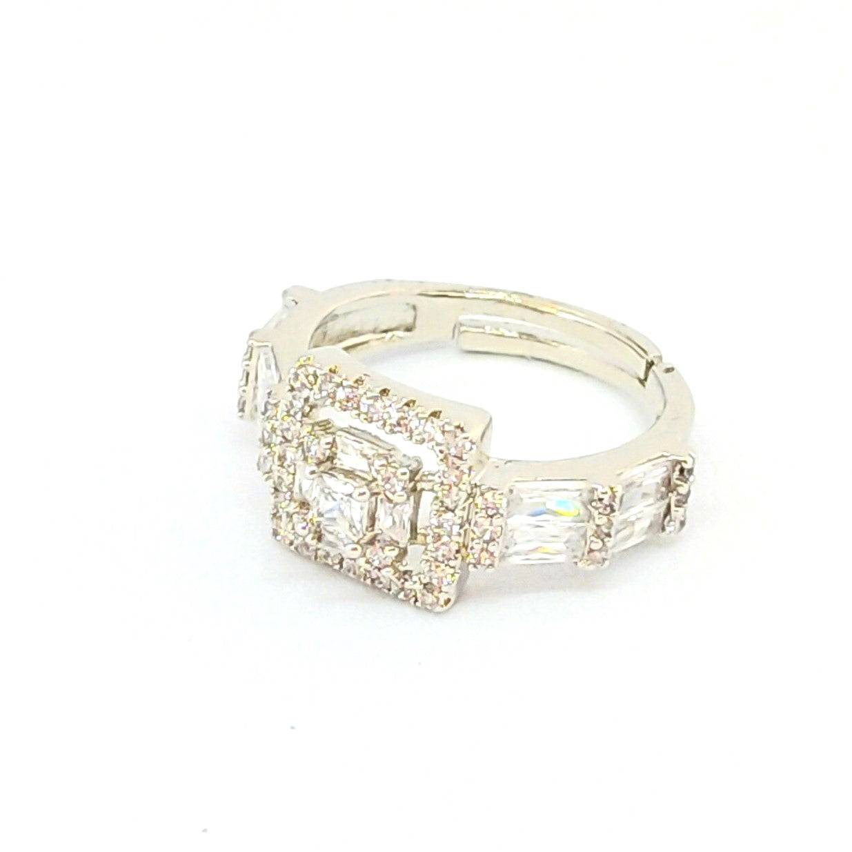 Silver AD Finger Ring